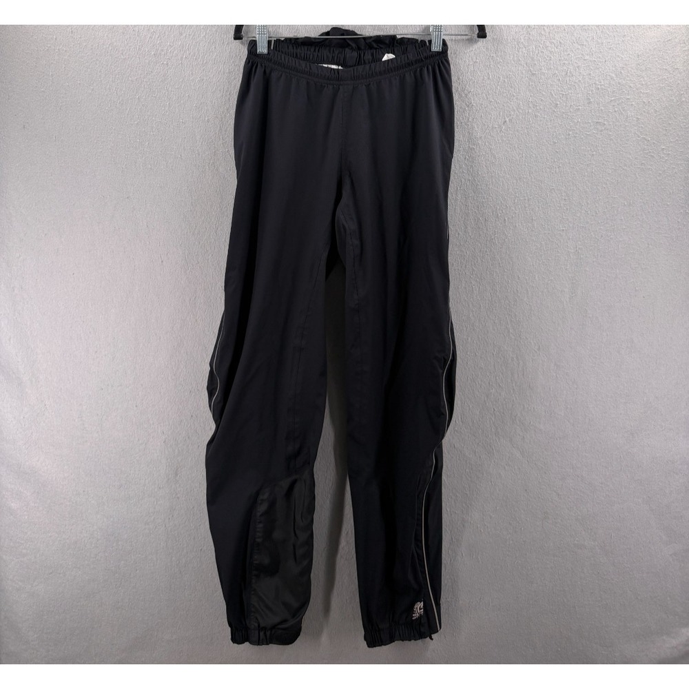 Novara Cycling Rain Pants Womens Black Wind Reflective Ankle Zip Waterproof